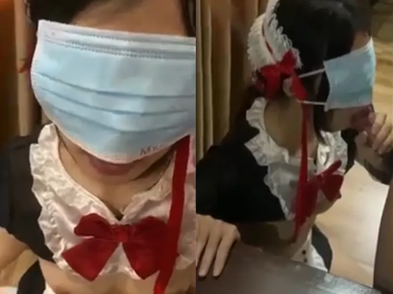 Gấu việt dâm cosplay nô lệ tình dục liếm mút con cục thịt điêu luyện